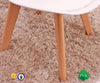 set of 6 Dining Chairs Modern Contemporary Scandinavian 6 chairs - white