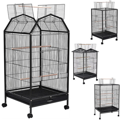 Large Parrot Cage Open Play Top Bird Cage Budgies Cage for Parakeets Lovebirds