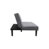 Grey Fabric 3 Seater Sofa Bed Recliner Sleeper Sofa Living Guest Room Sofabed