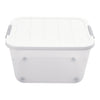 Moving Plastic Storage Boxes Clear Box with Lid Quality Stacking Clip Lids