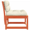 Camerina Garden Sofa with Cushions Wax Brown Solid Wood Pine,Garden R3S7