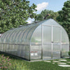 Clear PC Polycarbonate Hollow Sheets Garden Greenhouse Shed Wall Panels 4mm