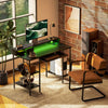 Gaming Desk with Monitor Stand and Sliding Keyboard Tray Black