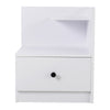 Modern White Bedside Table Cabinet Lamp Stand Drawer Storage Nightstand Bedroom