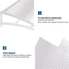 Door Canopy Awning Shelter Front Back Porch Outdoor Shade Patio Roof Rain Cover