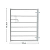 Galvanised Field Farm Entrance Security Gate Dog Lamb Safe Barrier Gates 3-12ft