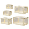Large Folding Storage Box Collapsible Stackable Container Home Office Camping