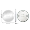 LUVODI 32" LED-Bathroom Mirror with Lights Bluetooth Speaker, Anti-Fog, Dimmable