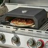 Modern Indoor Outdoor Portable Pizza Oven Black/Stainless Steel BBQ Stone Base