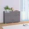Sideboard Cabinet Cupboard Unit Storage Furniture With 2 Drawers & 2/3 Doors UK