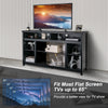 58” TV Stand for TVs up to 65” Media Console Table w/Adjustable Shelf