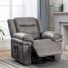 Power Lift Recliner Electric Massage Heating Chair Living Room Armchair Grey