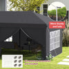 3 x 6m Pop Up Gazebo Height Adjustable Party Tent w/ Storage Bag Grey