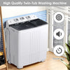 Twin Tub Washing Machine Compact Laundry Washer 4.5KG Washer+1.5KG Dryer