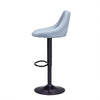 Set of 2 Barstool Kitchen Breakfast Swivel Pub Counter Gas Lift PU Leather Chair