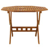 Folding Garden Table Outdoor Dining Table Side Table Solid Wood Acacia vidaXL