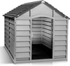 DOG KENNEL SMALL TO MEDIUM GREY DURABLE PLASTIC WINTER HOUSE