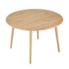 Dusk Heidi Solid Oak 4-6 Seater Round Dining Table Natural RRP £899