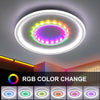 LED Ceiling Light Round Panel Down Lights Bathroom Kitchen Living Room Wall Rhdx