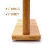 Double Side Knife Block Magnetic Extra Strong Magnetic Knife Block Board Bamboo