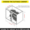 Kitchen Blind Corner Pull out Basket Twin Shelves Holder Rack Soft Close Cabinet