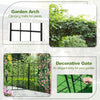 230CM Garden Arch Arbor TrellisTall Heavy-Duty Metal Arbour Archway w/Gate