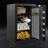 73L LARGE STRONG STEEL SAFE KEY HIGH SECURITY HOME OFFICE MONEY CASH SAFETY BOX
