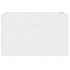 Iiaky Garden Planter White 110x60x68.5 Solid Wood Pine,Wooden Garden Q2V4