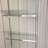 Metal 5x3FT Steel Sheds Outdoor Storage Garden Shed Pent Roof Tools Storage UK