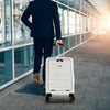 Costway 20'' Carry On Luggage Lightweight PC hardshell suitcase w/Front Pocket