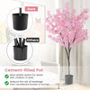 COSTWAY 190cm Tall Artificial Cherry Blossom Tree Faux Floral Plant 1170 Flowers