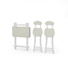 Small White Table And 2/4 Chairs Breakfast Bar Kitchen Dining Room Furniture Set