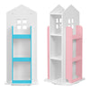 Kids Rotating Bookshelf Castle Rack Display Bookcase Toys Storage Book Shelf UK