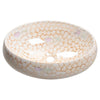 Marble Effect Bathroom Vanity Countertop Wash Basin Oval Ceramic Washing Sink