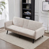 Sofabed 3 Seater Cup Holder Table Click Clack Recliner Settee Couch Sofa Sleeper