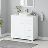 Under Sink Cabinet Bathroom Basin Unit Cupboard Storage Furniture & Shelf White