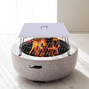 30''X30'' Fire Pit Heat Deflector Fire Pit Cover Stainless Steel Heat Deflector