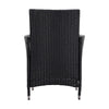 Square Round Rattan Coffee Table with 2/4 Chairs Set Bistro Outdoor Garden Patio