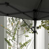 3 x 3(m) Pop Up Gazebo, Instant Shelter with Extend Dual Awning, Grey