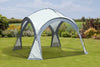 Garden Gazebo Dome Shelter Party Tent 4 Mesh Walls 2 Sun Shade Walls Huge Size !