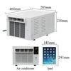 Portable Air Conditioner 3754 BTU 1100W Remote Control Warm/Cool Quiet UK Plug