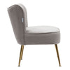 Scallop Back Armchair Cocktail Sofa Accent Seat Living Bedroom Cafe Lounge Sofa
