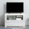 Modern 100cm TV Unit Cabinet Stand Matt Body & High Gloss Door with LED Lights