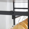 Heavy Duty Clothes Rail Storage Adjustable Garment Stand Hanging Display Shelf