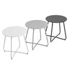 Small Round Side End Table Nightstand Iron Coffee Tea Desk Living Room Furniture
