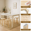 Sturdy Wooden Stools for Indoor Use – 4-Pack Classroom, Kitchen & Dining Room