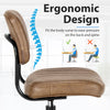 Ergonomic PU Leather Office Chair Swivel Chair Height Adjustable Computer Chair