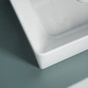 Bathroom Wash Basin Ceramic Countertop Rectangle Large White Sink 510x365mm
