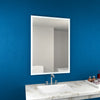 LED Bathroom Mirror 500x700 with Shaver Socket Demister/Touch/Illuminated Light