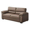 2 /3 Seater Sofa Black or Beige Faux Leather Modern Design Living Room Office
